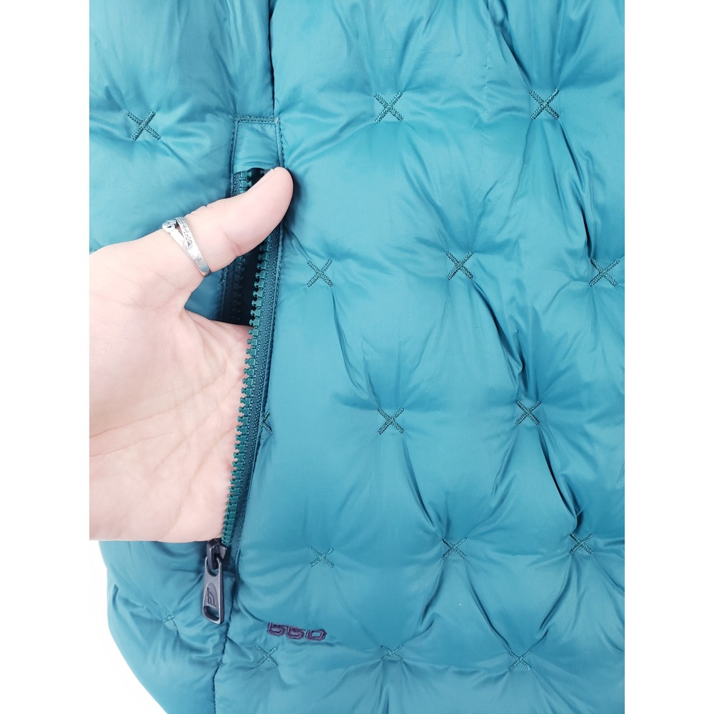 The North Face Holladown Puffer Vest Green 550 Down Quilted Women's Size Medium - Picture 5 of 11